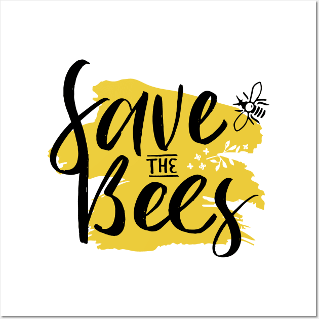 Save the Bees Wall Art by holger.brandt